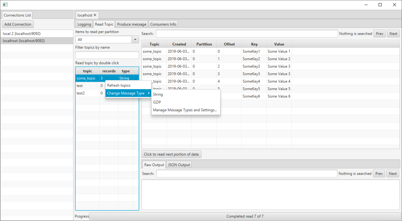 Change topic dencoder