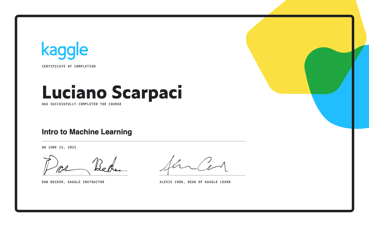 Intro to Machine Learning
